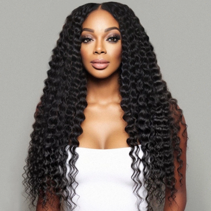 Nia (Loose Curly) - Virgin Burmese Hair - InVisiRoot® Thin-Part™️Wig