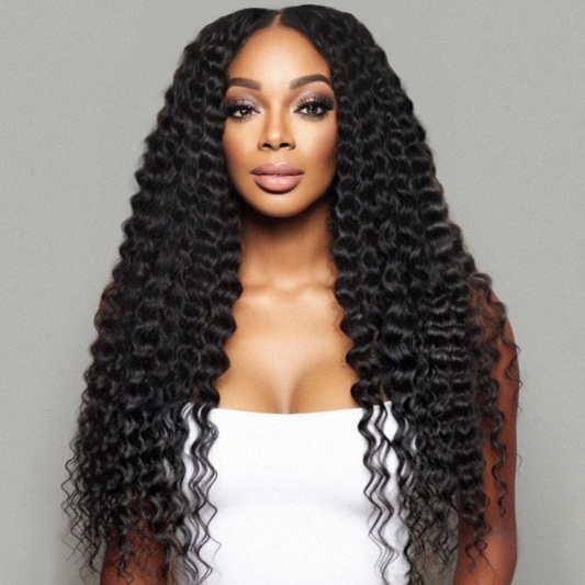Nia (Loose Curly) - Virgin Burmese Hair - InVisiRoot® Thin-Part™️Wig