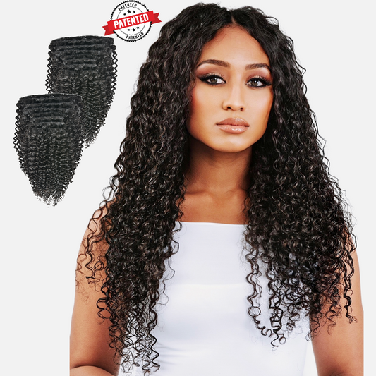 2 Clip-in Bundle: Candice 3A Burmese - InVisiRoot® Clip-in