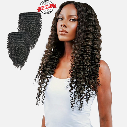 2 Clip-in Bundle: Candice 3A Burmese - InVisiRoot® Clip-in