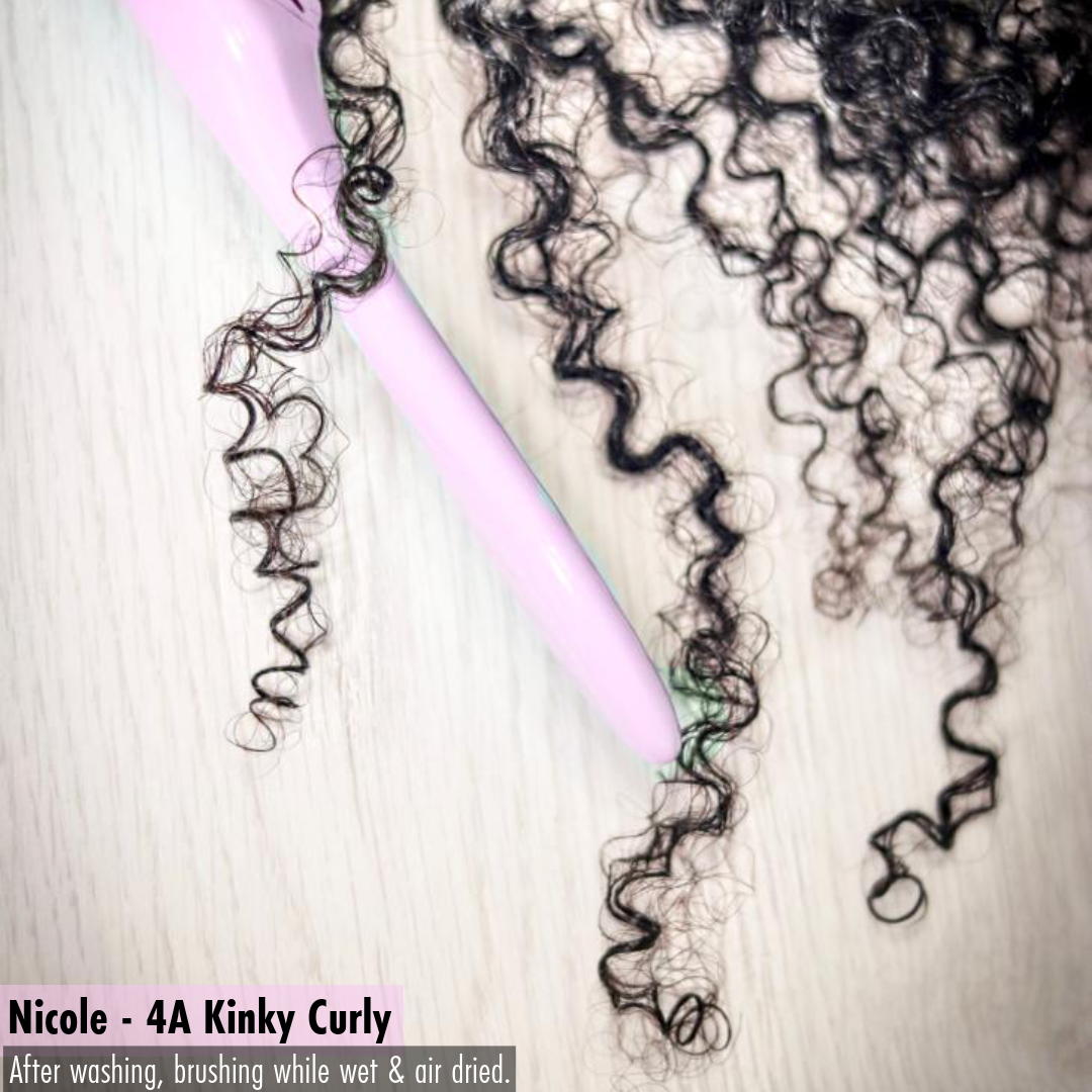 2 Clip-in Bundle: Nicole Burmese 4A Kinky Curly - InVisiRoot® Clip-in