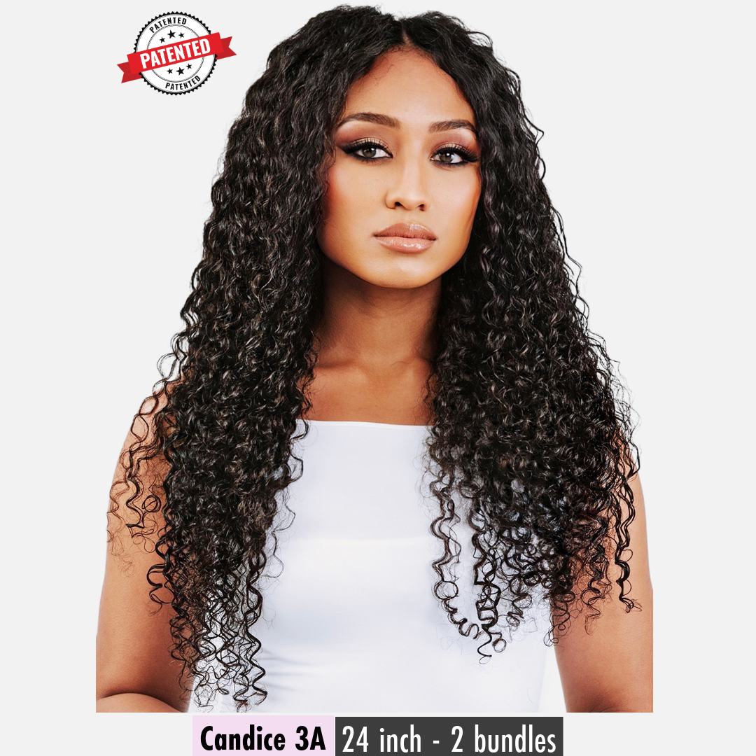 2 Clip-in Bundle: Candice 3A Burmese - InVisiRoot® Clip-in