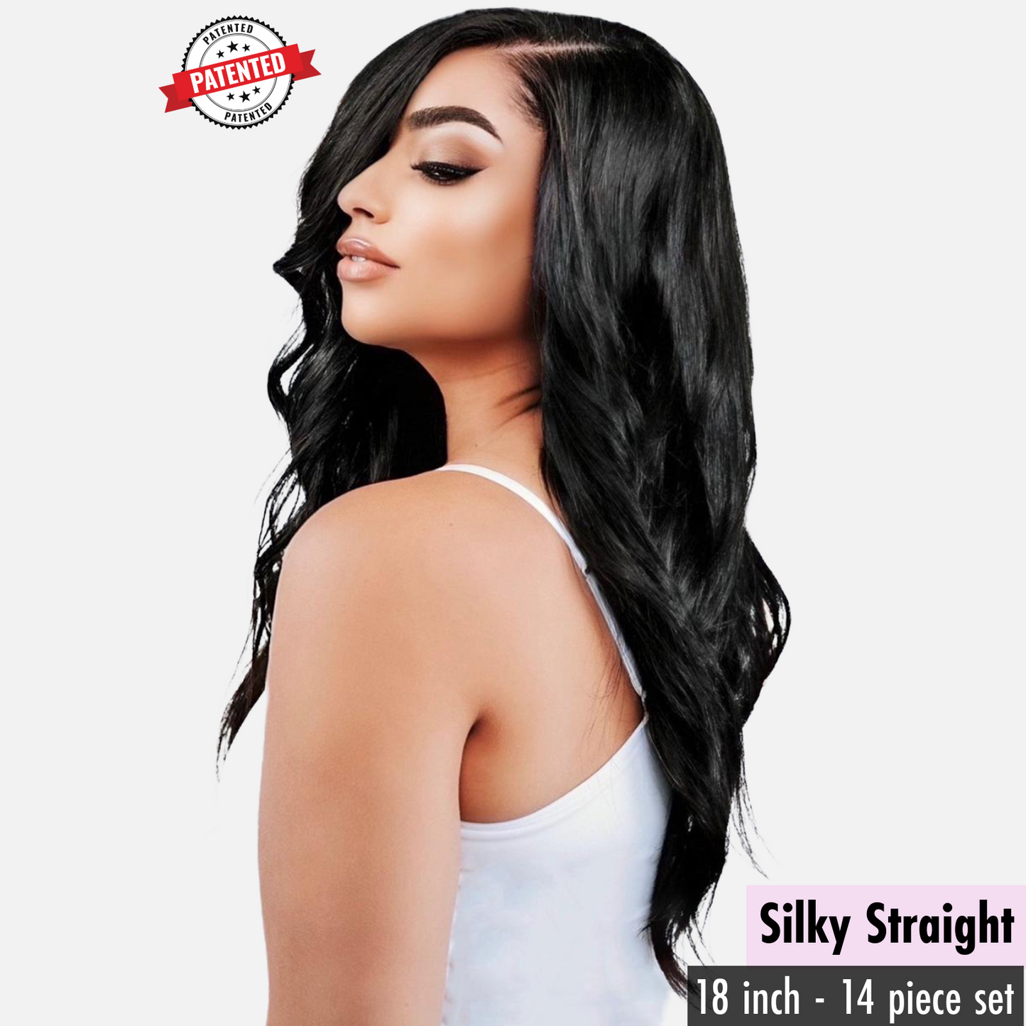 Emily (Silky Straight) -  InVisiRoot® Clip-ins