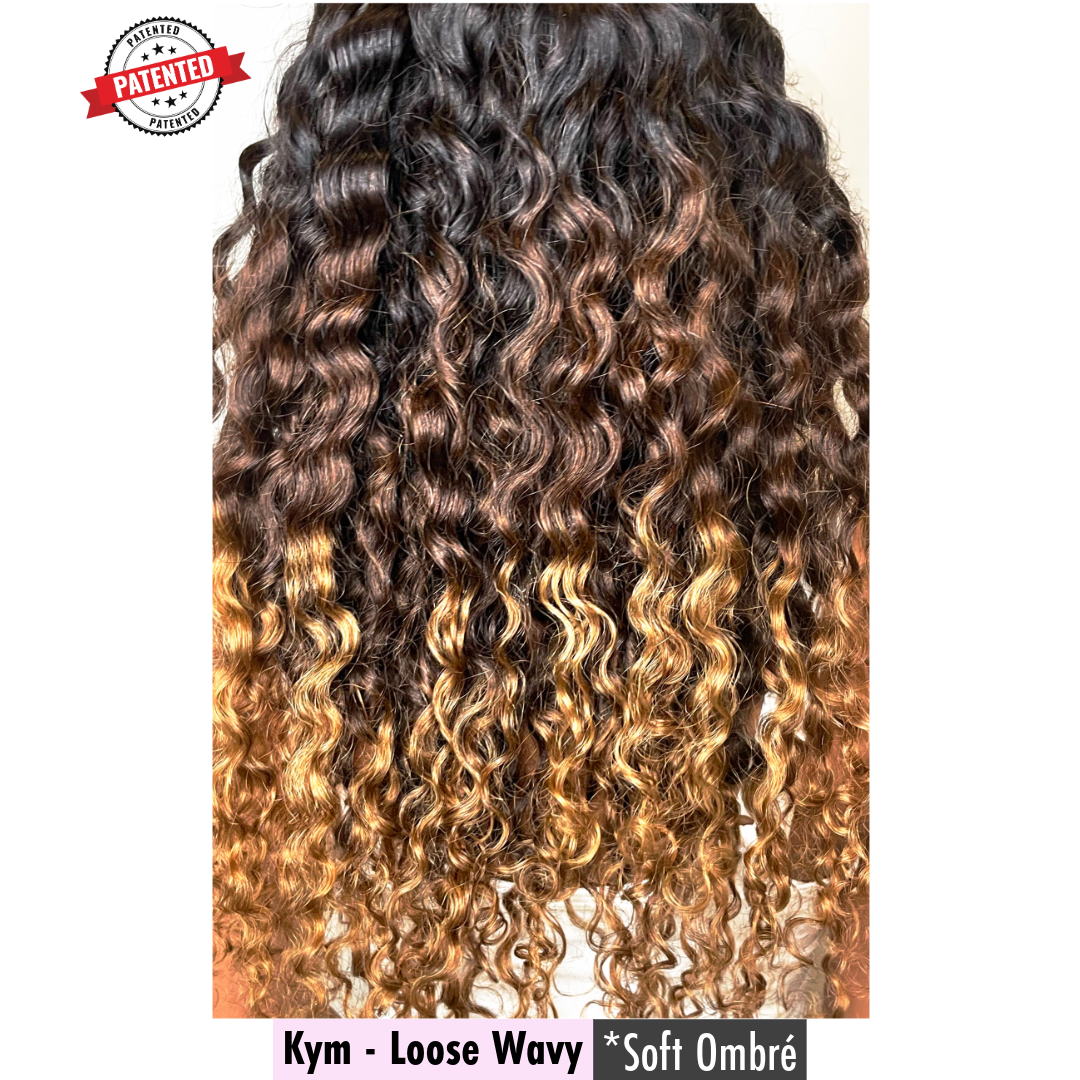 Kym Cambodian Loose Wavy - InVisiRoot® Clip-ins (AKA TrueRoot™ Clip-ins)