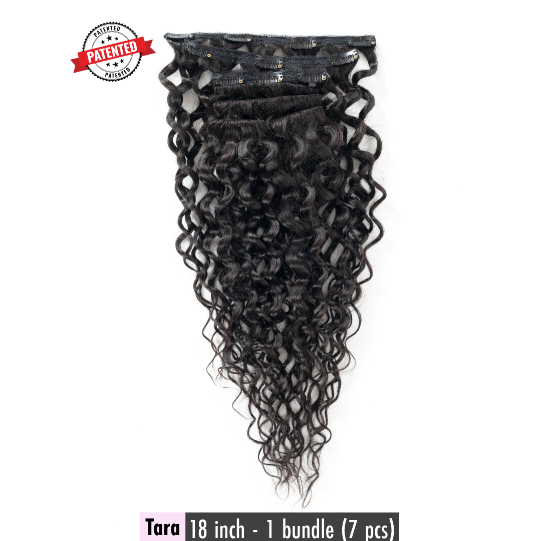 Tara - Cambodian Wavy - InVisiRoot® Clip-ins (AKA TrueRoot™ Clip-ins)