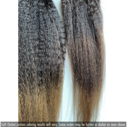 Jada Cambodian Kinky Straight -  InVisiRoot® Clip-ins (AKA TrueRoot™ Clip-ins)