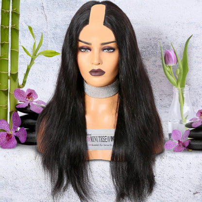 KELSEY (Coarse Straight) -  Virgin Cambodian Hair - 10 Minute Sew-in™️ U Part Wig